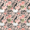 Floral (Pink) | Botanical Fabric Design | Cate and Rainn