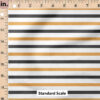 Ruler Scale for October Moon Stripes (Orange) by Cate and Rainn