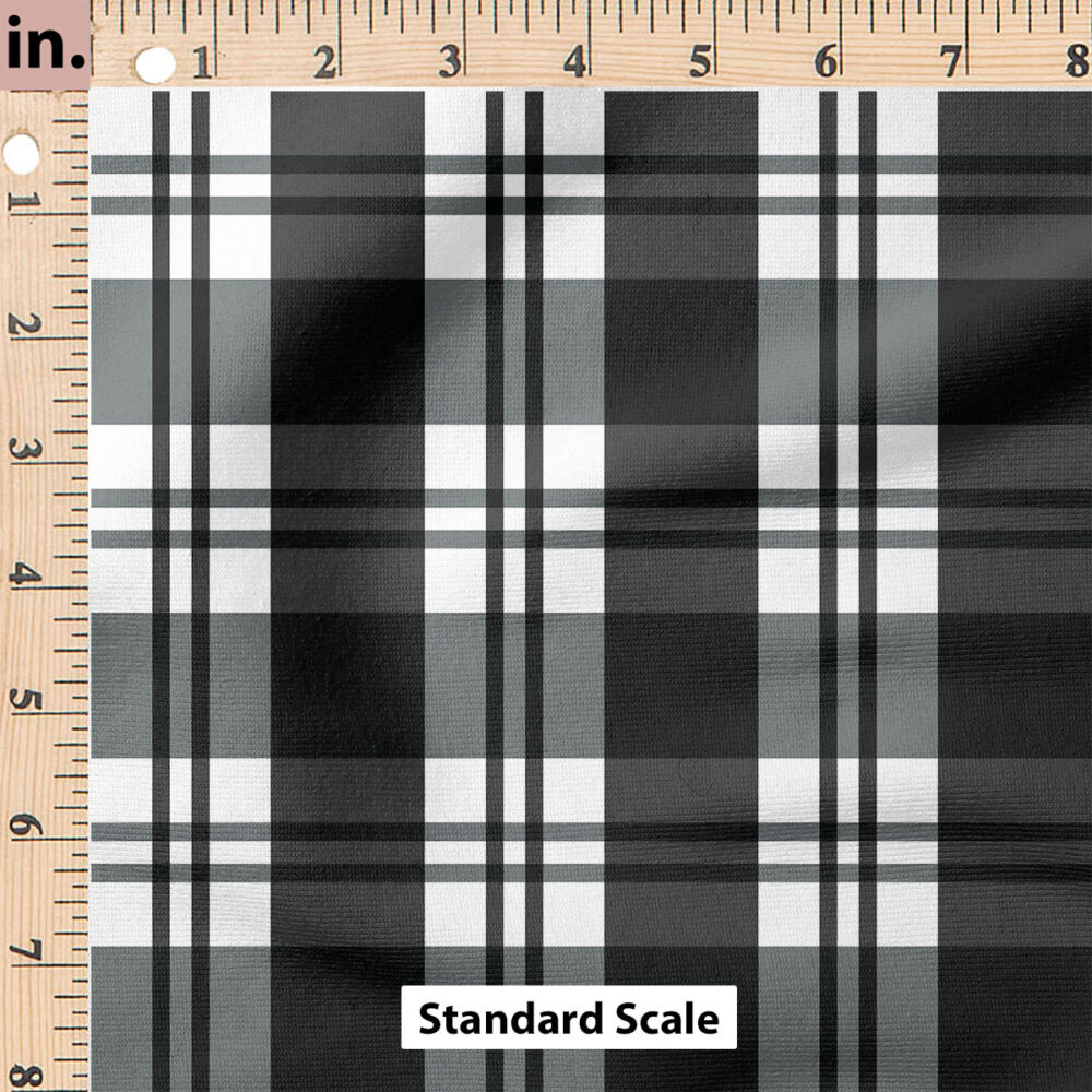 Ruler Scale for Plaid (Black) by Cate and Rainn