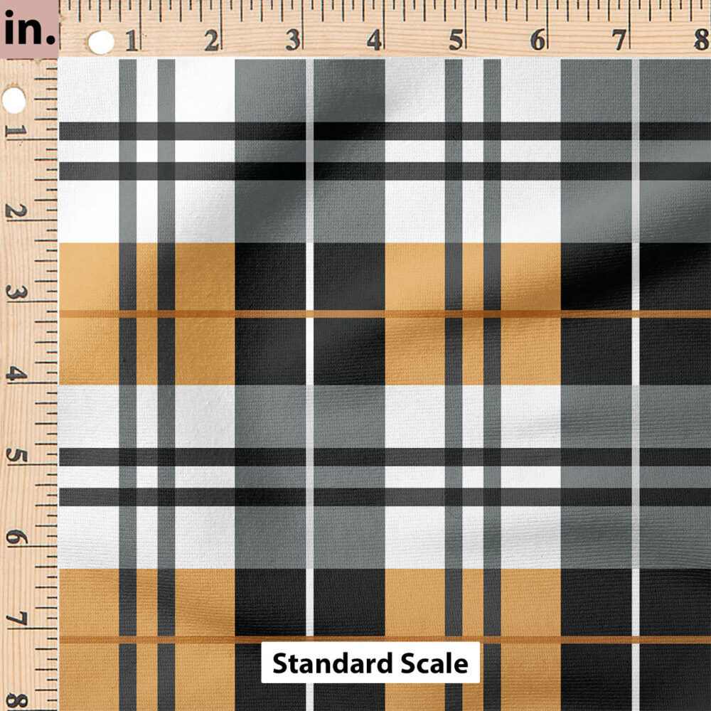 Ruler Scale for Plaid (Orange) by Cate and Rainn