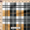 Ruler Scale for Plaid (Orange) by Cate and Rainn