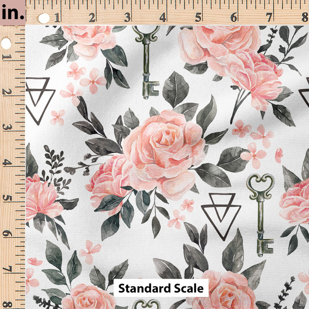 Ruler Scale for Roses (White) by Cate and Rainn