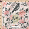 Ruler Scale for Skull Floral (Pink) by Cate and Rainn