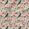 Skull Floral (Taupe) | Botanical Fabric Design | Cate and Rainn