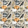 Spooky (Taupe) | Seasonal Fabric Design | Cate and Rainn