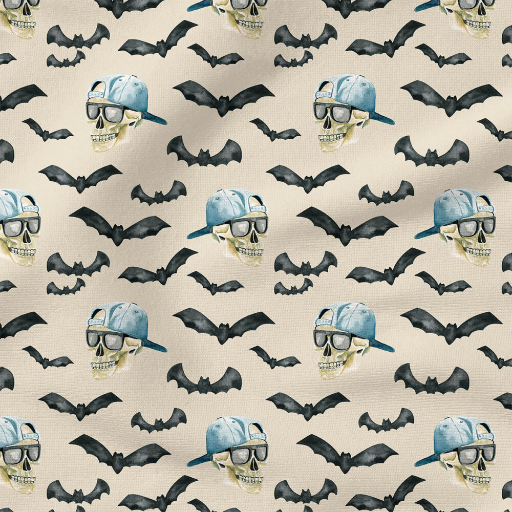 Spooky Bro (Taupe) | Seasonal Fabric Design | Cate and Rainn