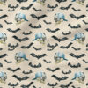 Spooky Bro (Taupe) | Seasonal Fabric Design | Cate and Rainn