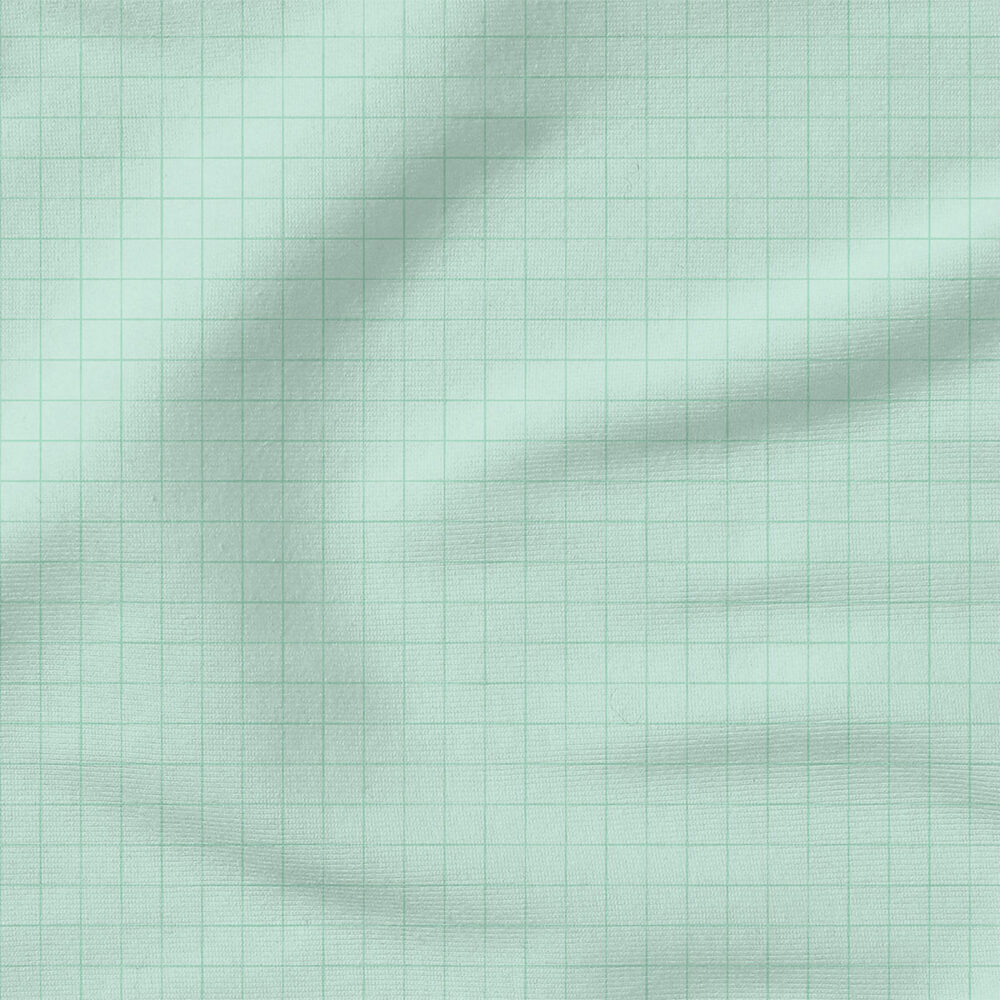 Grid (Aqua) | Stripes and Shapes Fabric Design | Cate and Rainn