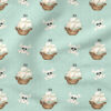 Jolly Roger (Aqua) | Nautical Fabric Design | Cate and Rainn