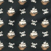 Jolly Roger (Black) | Nautical Fabric Design | Cate and Rainn