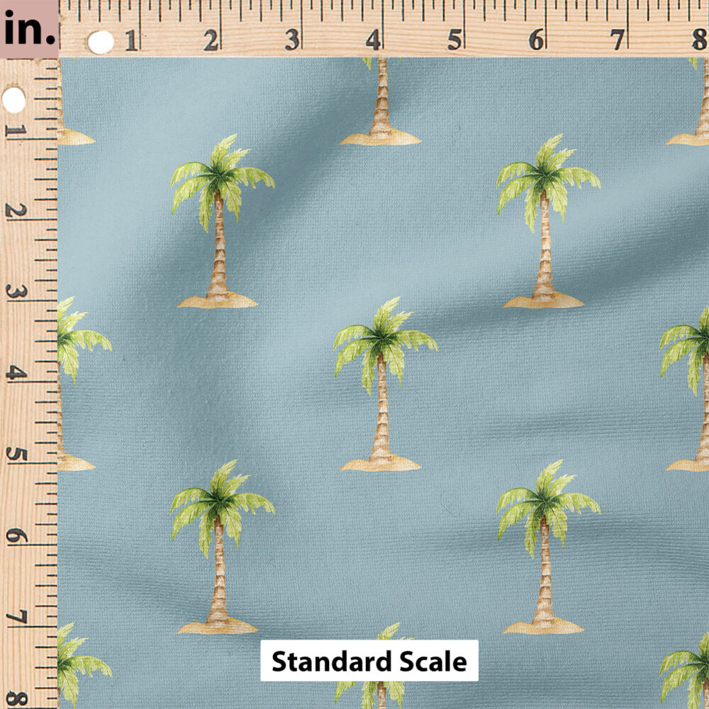 Ruler Scale for Palm Trees Island (Blue) by Cate and Rainn