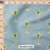 Ruler Scale for Palm Trees Island (Blue) by Cate and Rainn