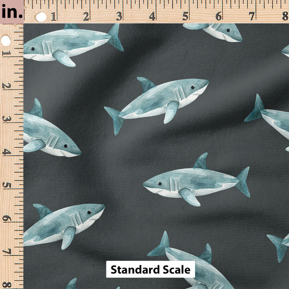 Ruler Scale for Sharks (Black) by Cate and Rainn