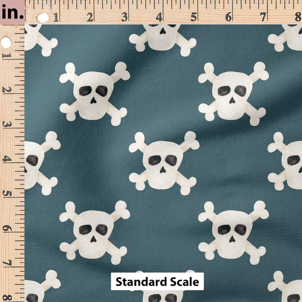 Ruler Scale for Skulls (Dark Blue) by Cate and Rainn