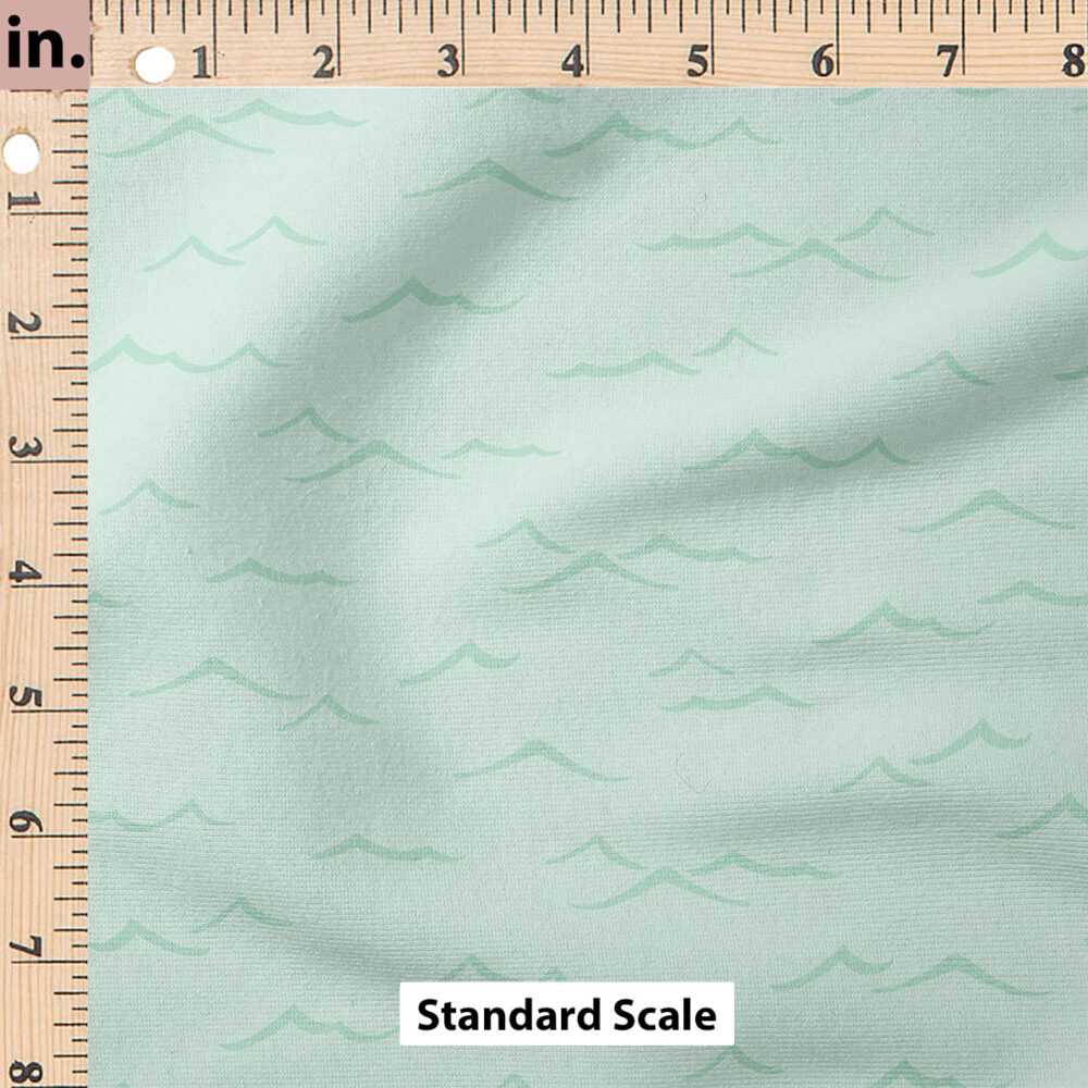 Ruler Scale for Waves (Aqua) by Cate and Rainn