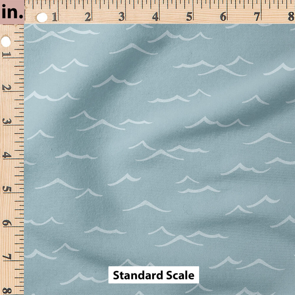 Ruler Scale for Waves (Blue) by Cate and Rainn