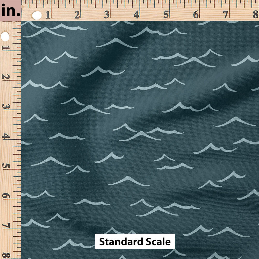 Ruler Scale for Waves (Dark Blue) by Cate and Rainn