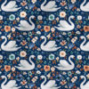 Swan Floral (Blue) | Botanical