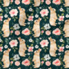 Bunny Floral (Emerald) | Botanical