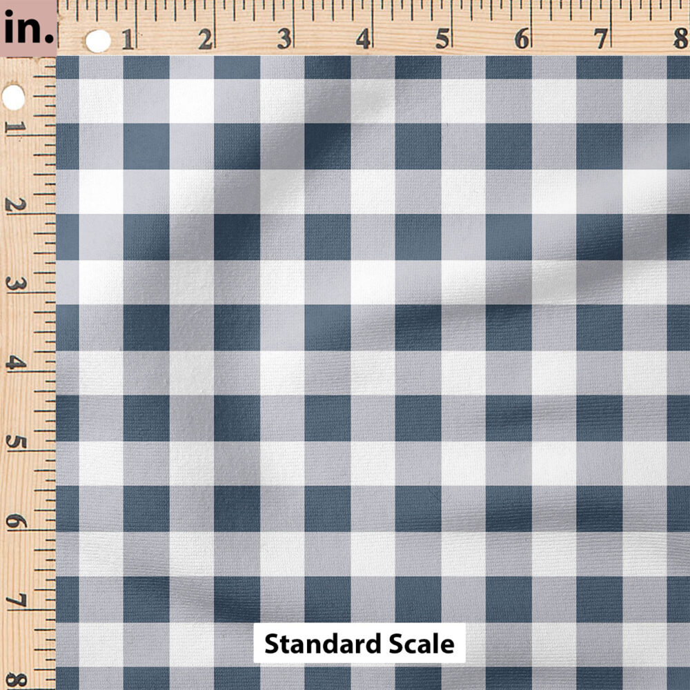 Ruler Scale for Gingham (Dark Blue) by Cate and Rainn