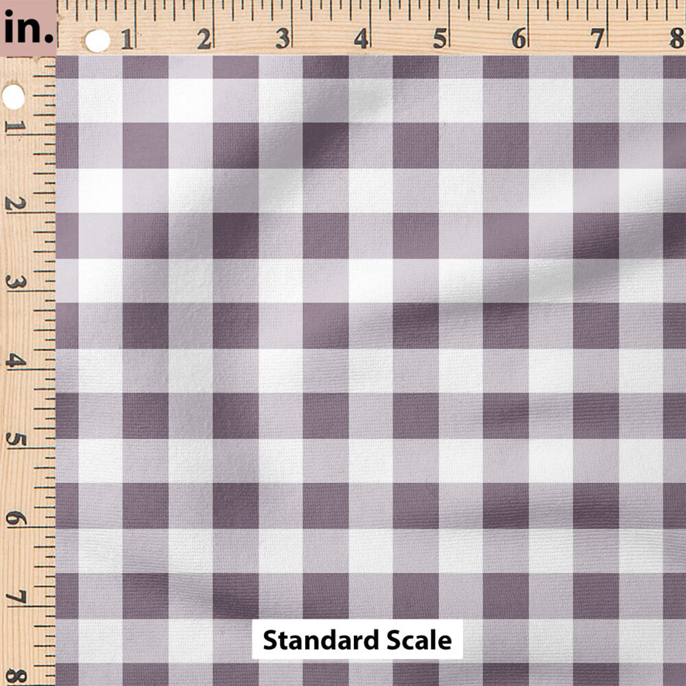 Ruler Scale for Gingham (Purple) by Cate and Rainn