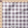 Ruler Scale for Gingham (Purple) by Cate and Rainn