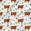 Highland Cows (White) | Botanical