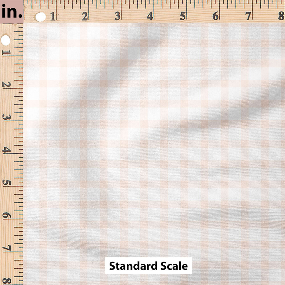 Ruler Scale for Mini Gingham (Light Pink) by Cate and Rainn