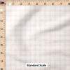 Ruler Scale for Mini Gingham (Light Pink) by Cate and Rainn