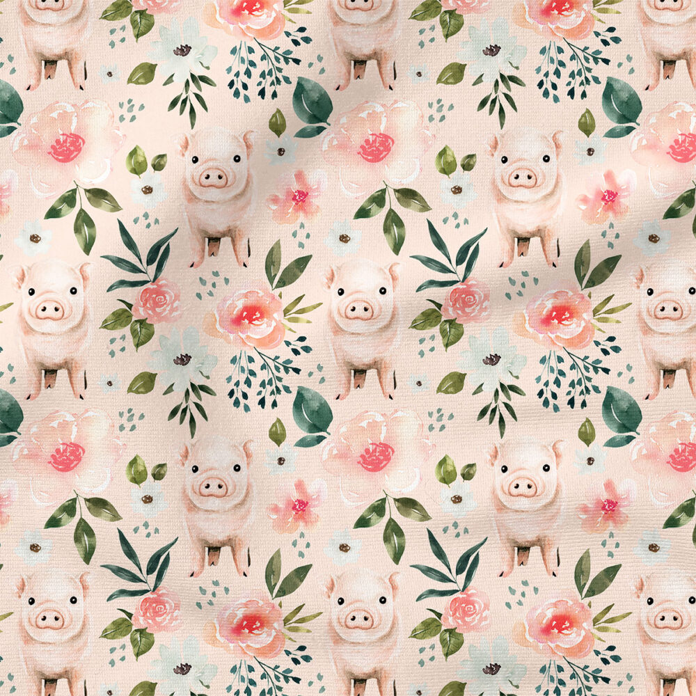 Pig Floral (Emerald) | Botanical