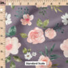 Ruler Scale for Vintage Spring Floral (Purple) by Cate and Rainn