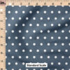 Ruler Scale for Vintage Spring Polka Dot (Dark Blue) by Cate and Rainn