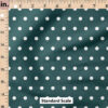 Ruler Scale for Vintage Spring Polka Dot (Dark Teal) by Cate and Rainn