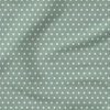 Vintage Spring Polka Dot (Dusty Blue) | Stripes and Shapes Fabric Design | Cate and Rainn