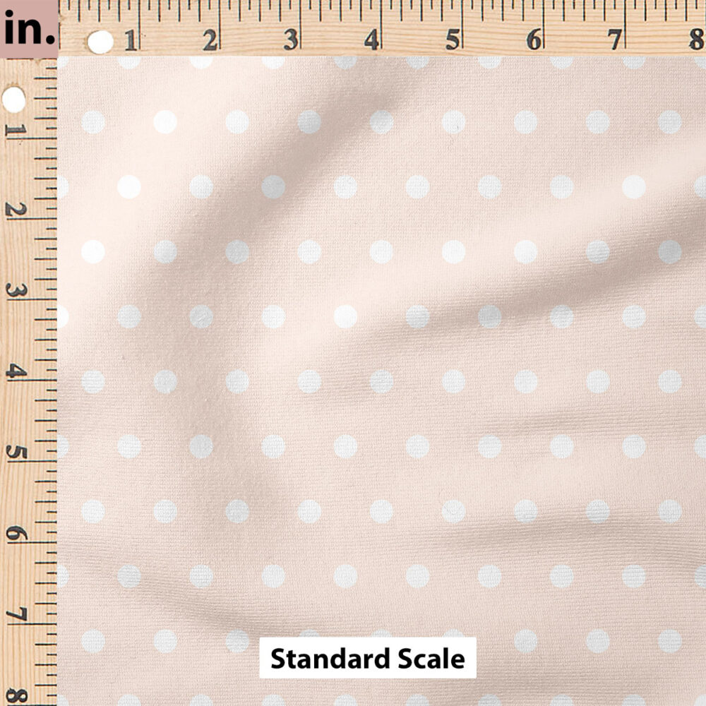 Ruler Scale for Vintage Spring Polka Dot (Light Pink) by Cate and Rainn