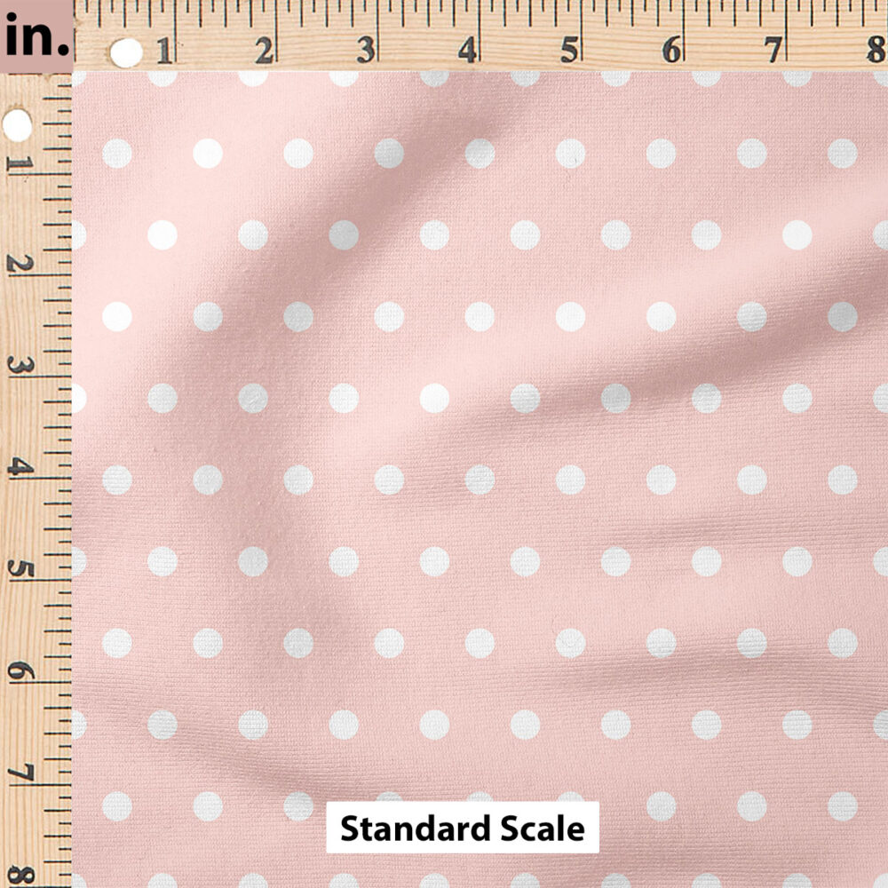 Ruler Scale for Vintage Spring Polka Dot (Pink) by Cate and Rainn