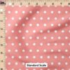 Ruler Scale for Vintage Spring Polka Dot (Salmon Pink) by Cate and Rainn