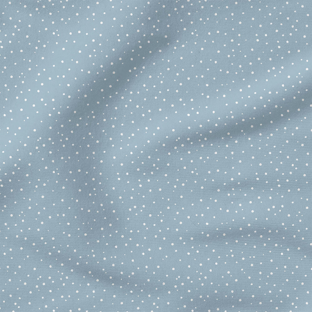 Avaleigh Dots (Blue/White) | Stripes and Shapes Fabric Design | Cate and Rainn