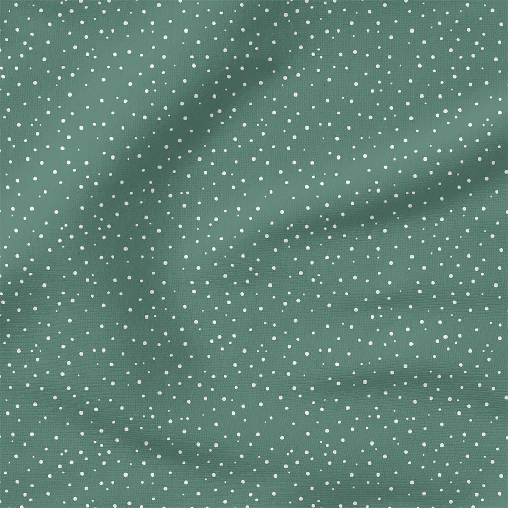 Avaleigh Dots (Green/White) | Stripes and Shapes Fabric Design | Cate and Rainn