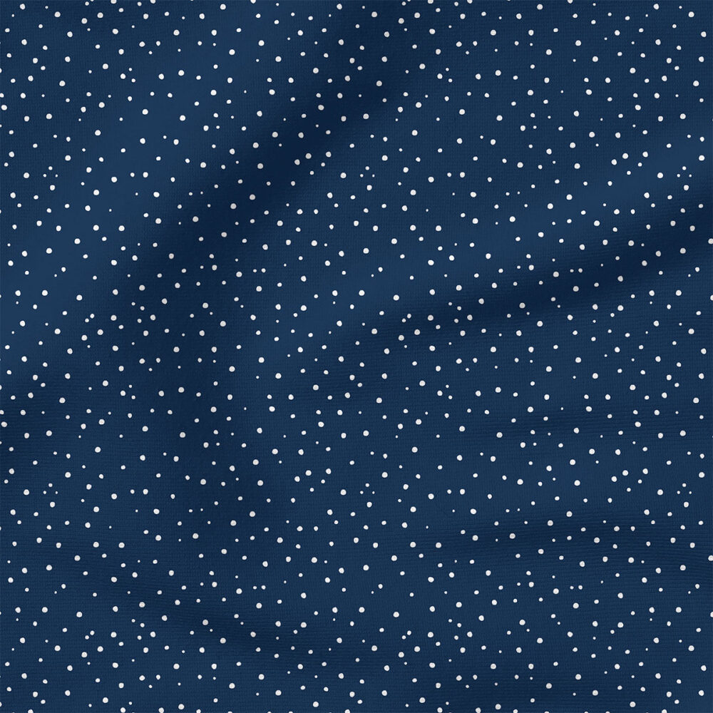 Avaleigh Dots (Navy/White) | Stripes and Shapes Fabric Design | Cate and Rainn