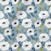 Avaleigh Floral (Blue) | Botanical Fabric Design | Cate and Rainn