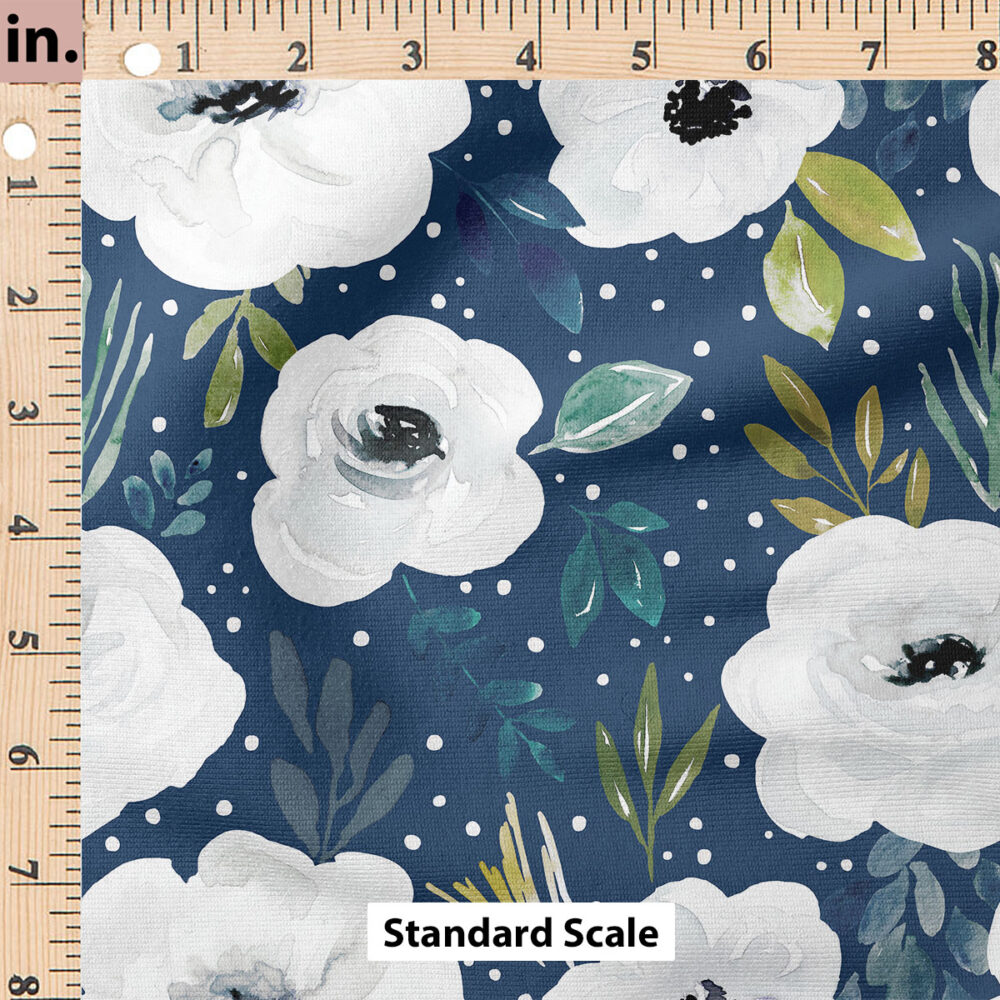 Ruler Scale for Avaleigh Floral (Navy) by Cate and Rainn