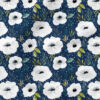 Avaleigh Floral (Navy) | Botanical Fabric Design | Cate and Rainn