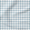 Avaleigh Gingham (Blue) | Stripes and Shapes Fabric Design | Cate and Rainn