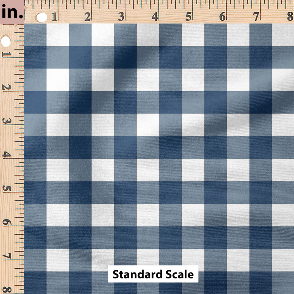 Ruler Scale for Avaleigh Gingham (Navy) by Cate and Rainn