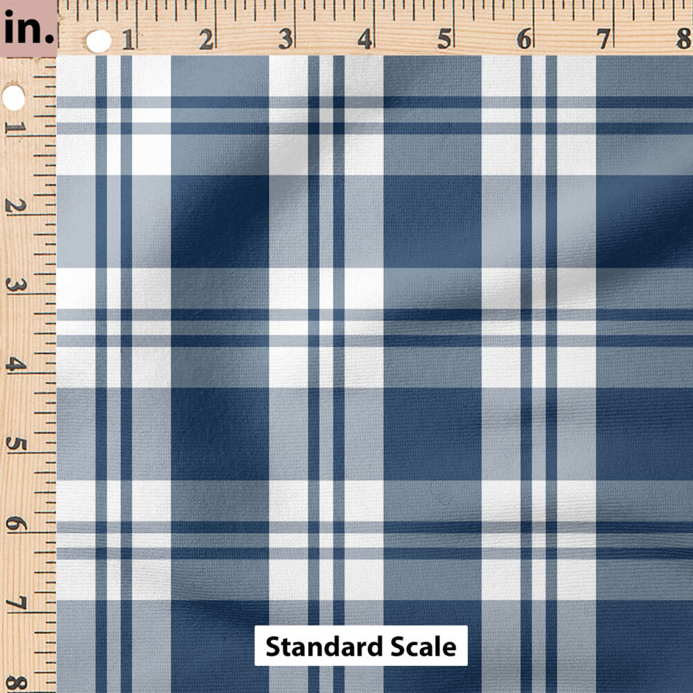 Ruler Scale for Avaleigh Plaid (Navy) by Cate and Rainn