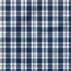 Avaleigh Plaid (Navy) | Stripes and Shapes Fabric Design | Cate and Rainn