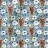 Highland Cows (Blue) | Botanical