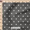 Ruler Scale for Busy Bee Polka Dot (Dark Grey) by Cate and Rainn