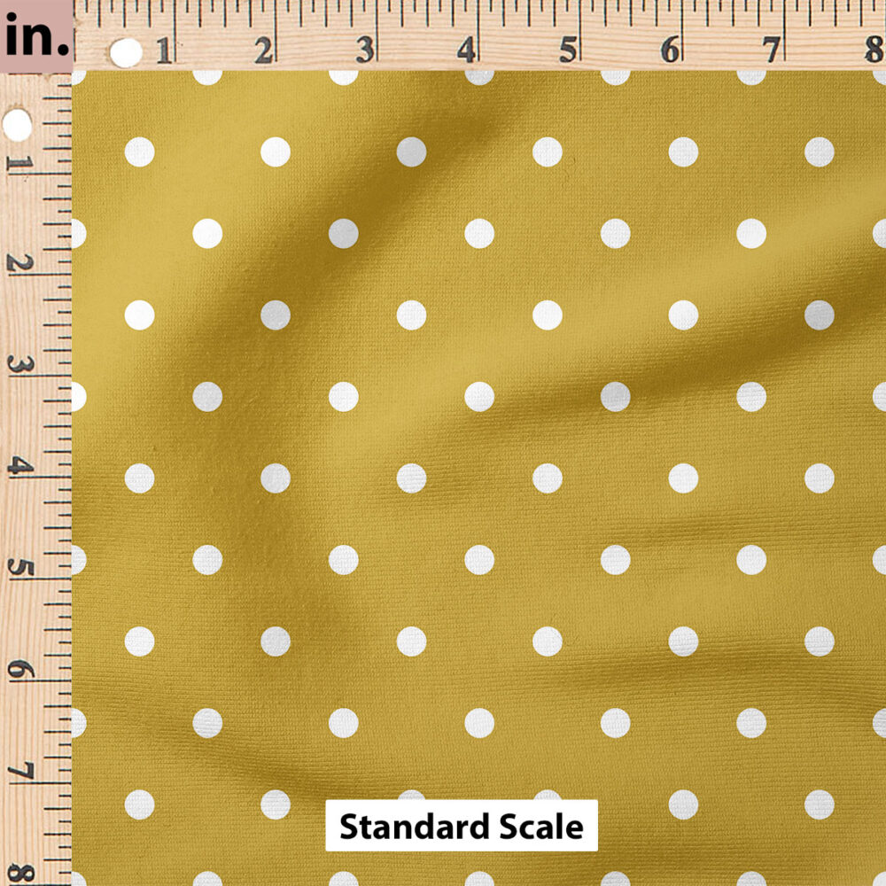 Ruler Scale for Busy Bee Polka Dot (Yellow) by Cate and Rainn